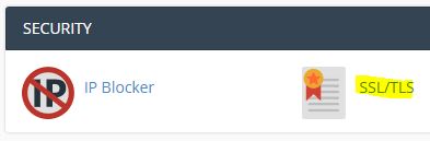 Cpanel SSL