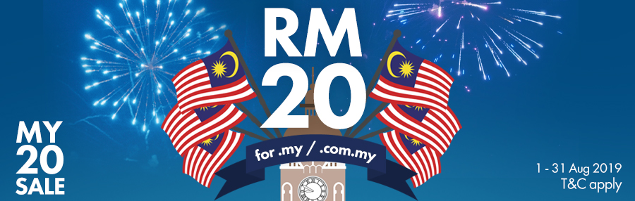 MY20SALES - .comm.my and .my domain at RM20